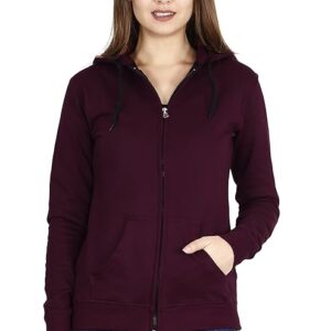 BLACKSTEP Women's Casual Fleece Sherpa Fur Lined Hoodie Winter Warm Pullover Hooded Sweatshirt
